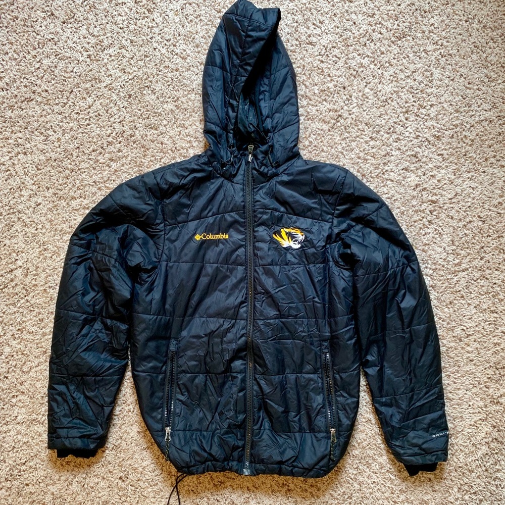 Columbia thermal Omni-Heat zip up down jacket